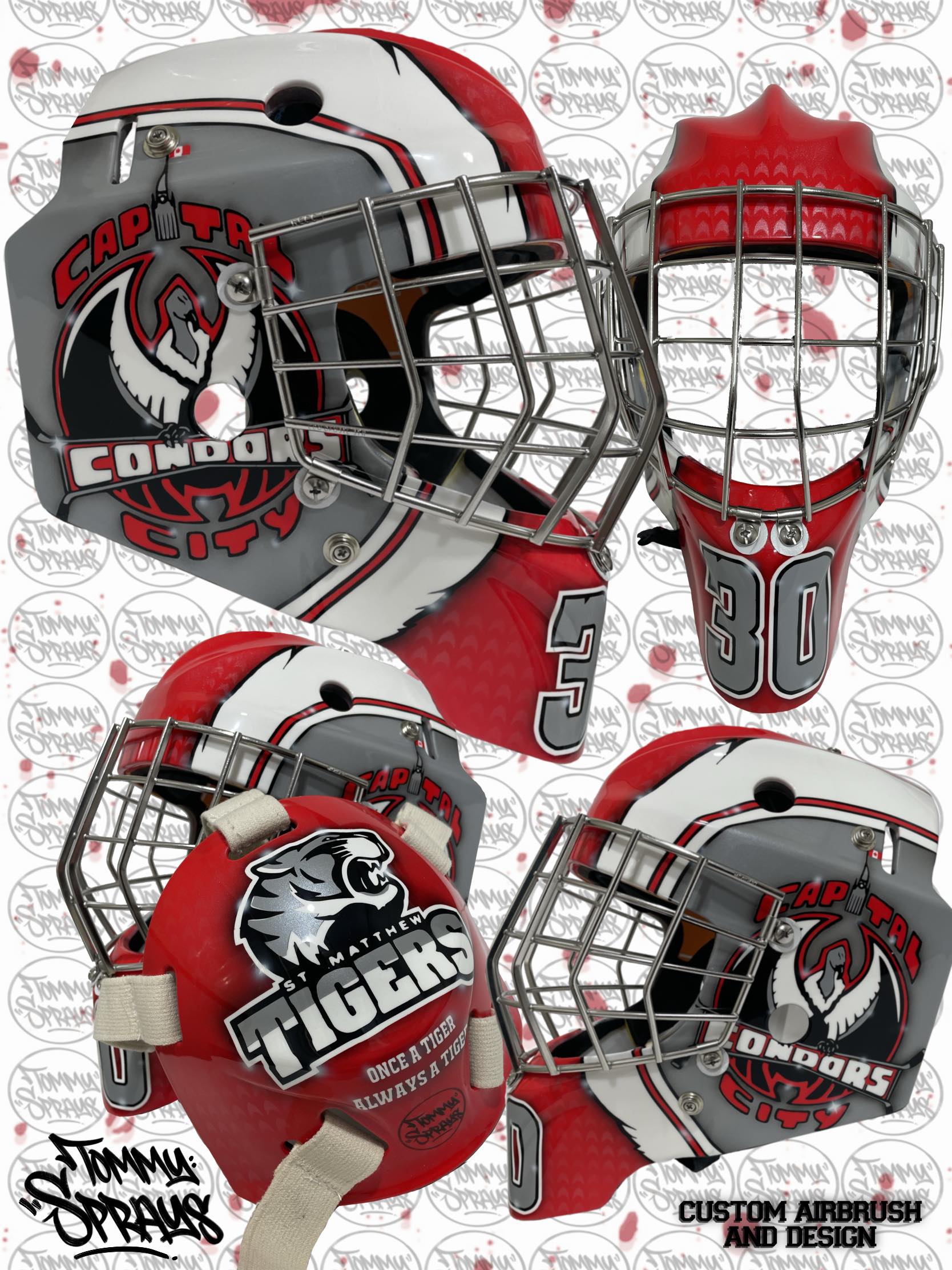 Custom Goalie Mask Art